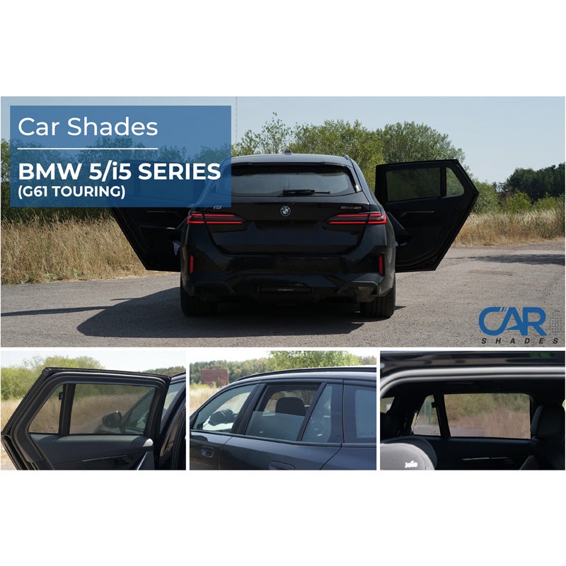 Set Car Shades (achterportieren)  BMW 5-Serie G61 Touring 2024- incl. i5 (4-delig)