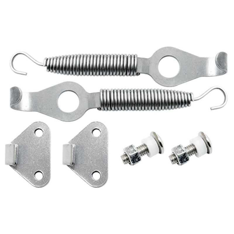 Simoni Racing Universele Motorkaphaken Type 3 - Zilver - Quick Release