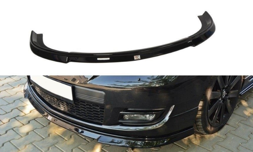Voorspoiler Mazda 3 MK1 Maxton Design glans zwart