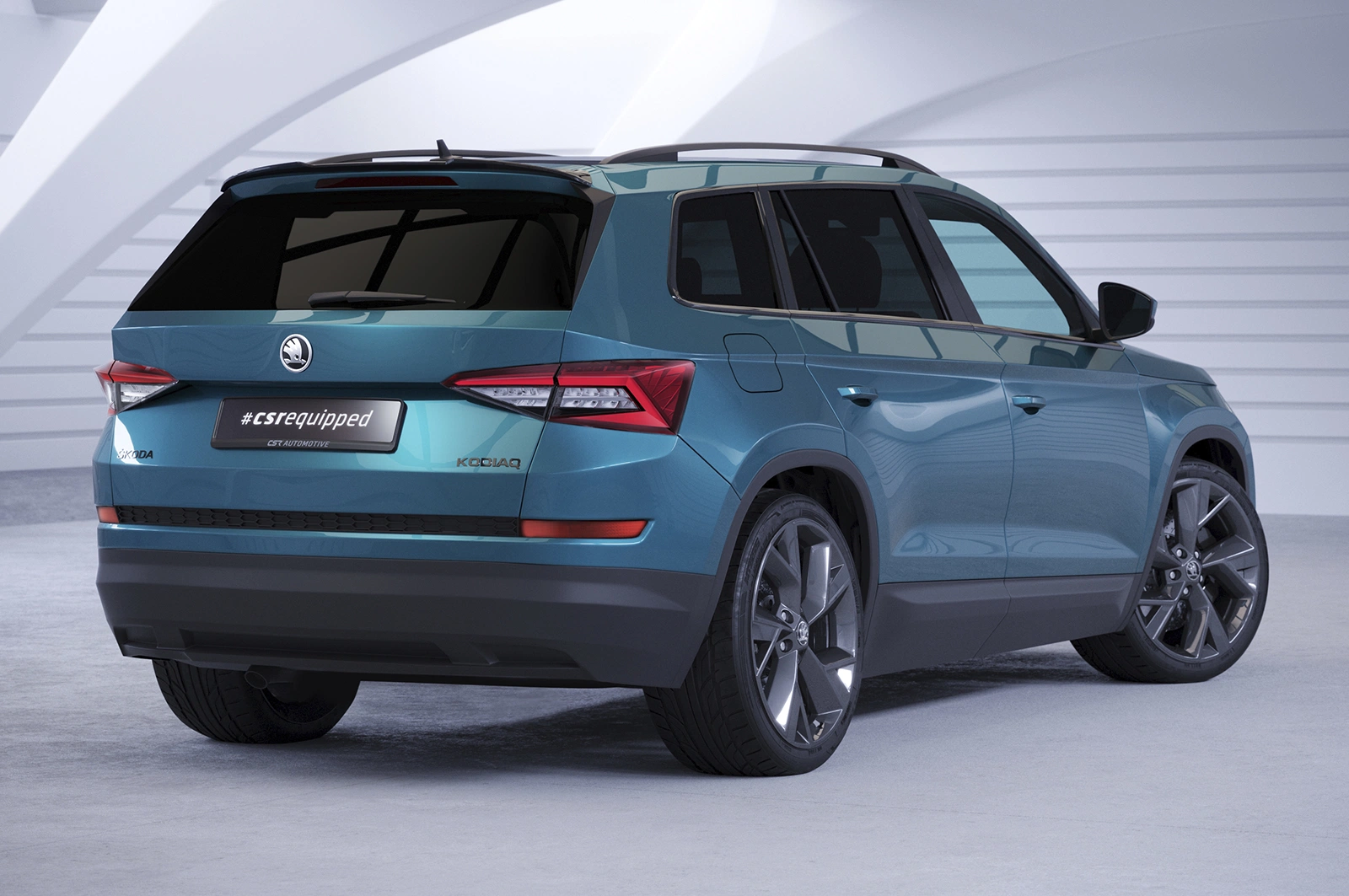achterspoiler Skoda Kodiaq glans zwart