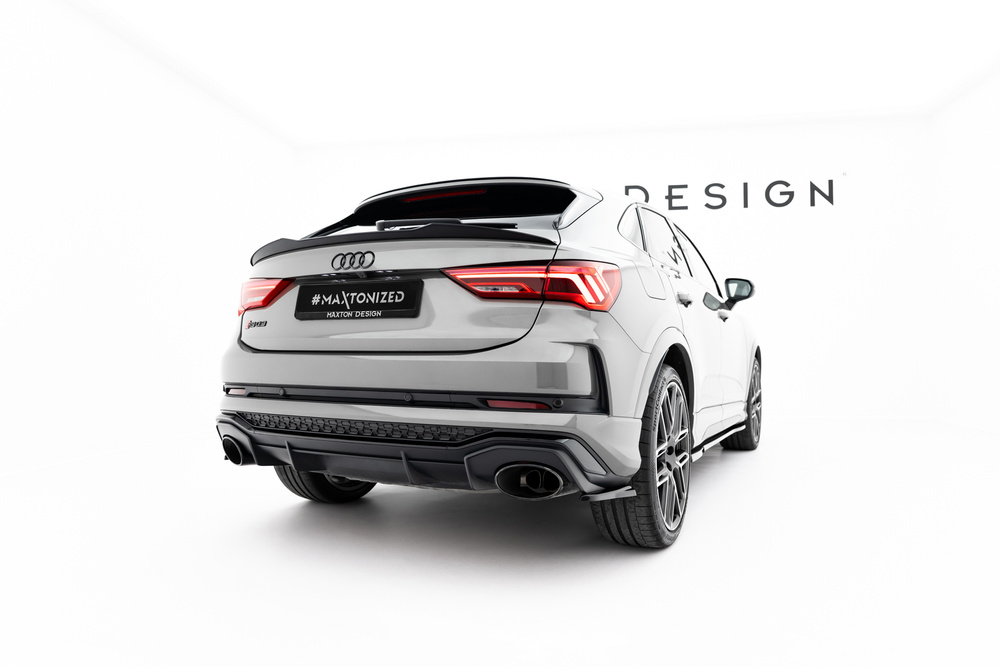 Spoiler AUDI RSQ3 & Q3 S-Line Maxton Glans Zwart