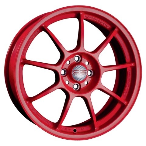 Velgen OZ Alleggerita HLT matt red 7x17 inch 4x100 ET44
