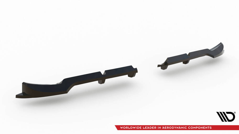 Achterdiffuser Splitter Brabus Smart Fortwo C451 Facelift