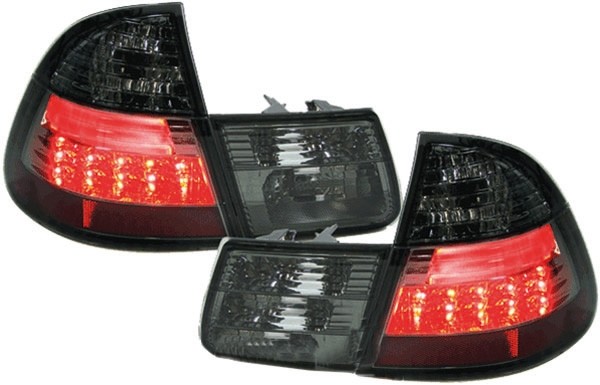 Taillights BMW E46 98-05 clear black
