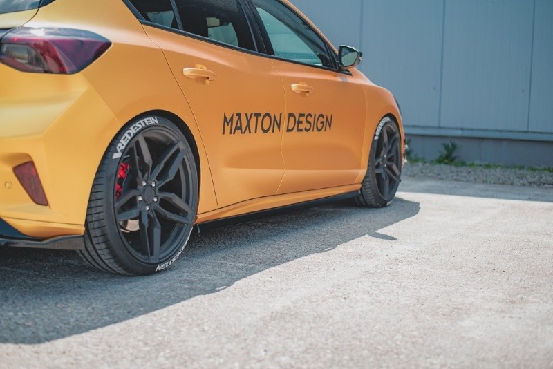 Zijskirts Diffusers Ford Focus ST / ST-Line Mk4 V.5 Glanzend Zwart