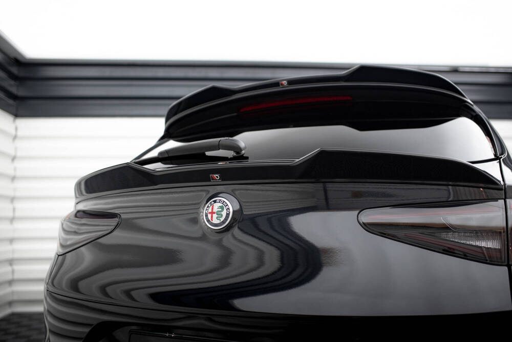 Spoiler Alfa Romeo Stelvio Quadrifoglio Maxton Glans Zwart