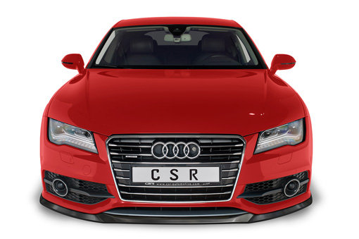 Voorspoiler Audi A7 S-Line / S7 CSR Glans Zwart