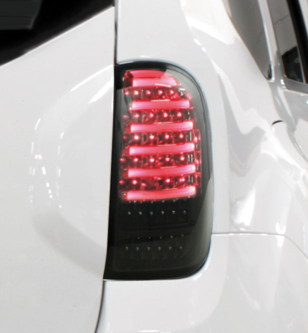 Taillights Dacia Duster LED 11- Black/Smoke