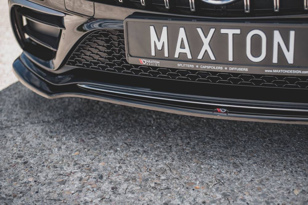 Voorspoiler V.3 Mercedes AMG CLS AMG Pakket & CLS53 C257 Maxton Glans Zwart
