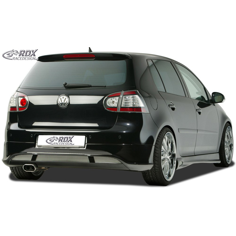 Achterskirt  Volkswagen Golf V Hatchback 3/5-deurs 2003-2008 'V2' (uitlaat links) excl. Variant/Plus (ABS)