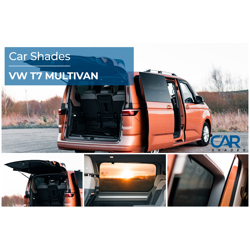 Set Car Shades  Volkswagen T7 Multivan (Life) lange uitvoering 2021- (6-delig)