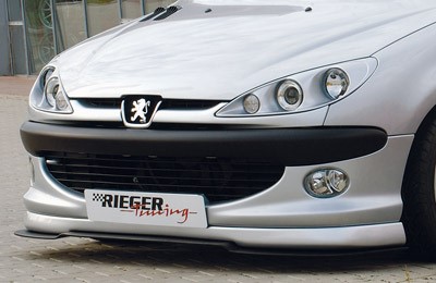 Spoilerlip Peugeot 206 Kleine voorbumper Rieger