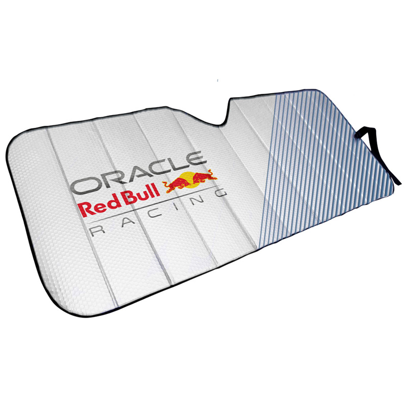 Red Bull Oracle Universeel zonnescherm voor de voorruit - 1 stuk - Zilver/Blauw/Rood