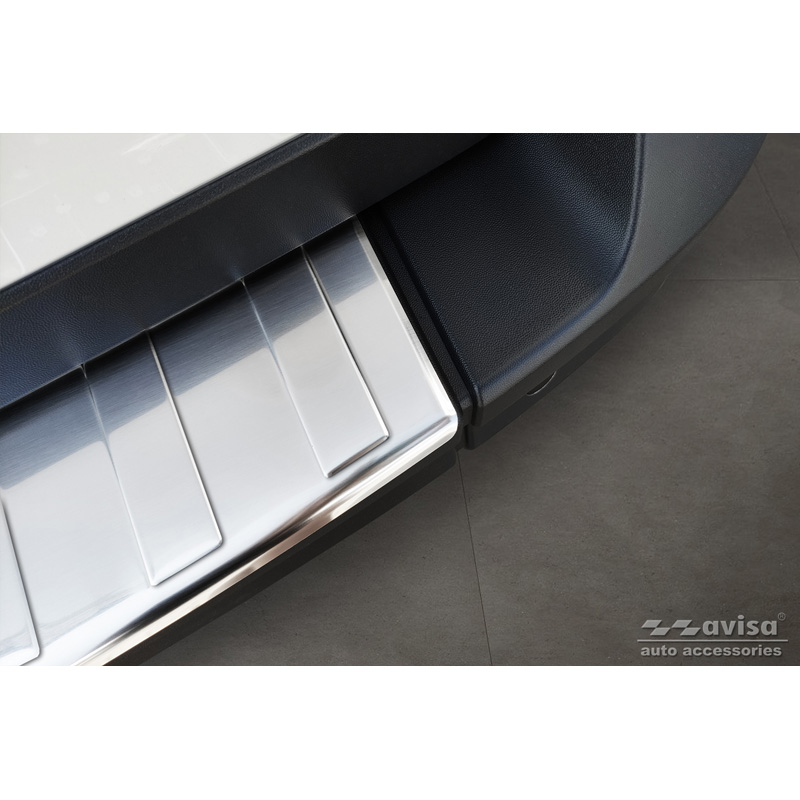 RVS Achterbumperprotector  Volkswagen Crafter & MAN TGE 2017- 'Ribs' ('XL'-version)