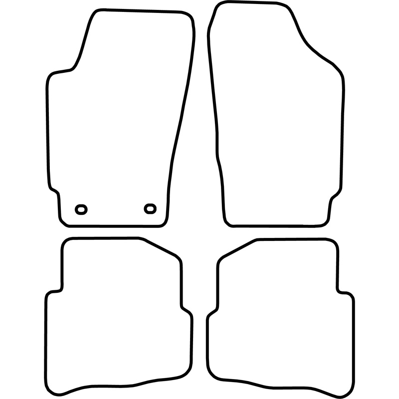 Automatten VW Fox 05-