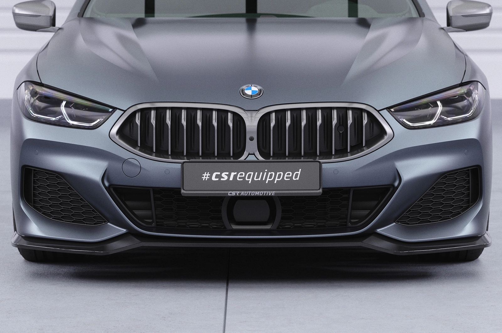 Voorspoiler BMW 8er G14, G15, G16 Glans Zwart (2019 - heden)