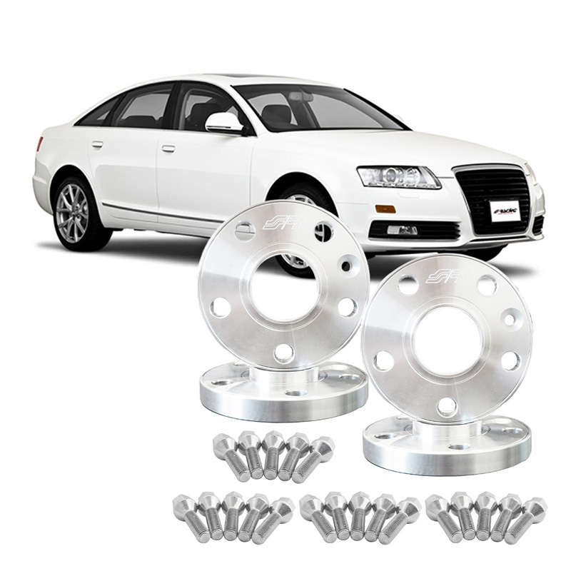 Simoni Racing Aluminium Spoorverbreder Set - 2x13mm(VA) - 2x20mm(AA) (Naaf 57,1mm) inclusief wielbouten -  Audi, VW, Seat, Cupra diversen