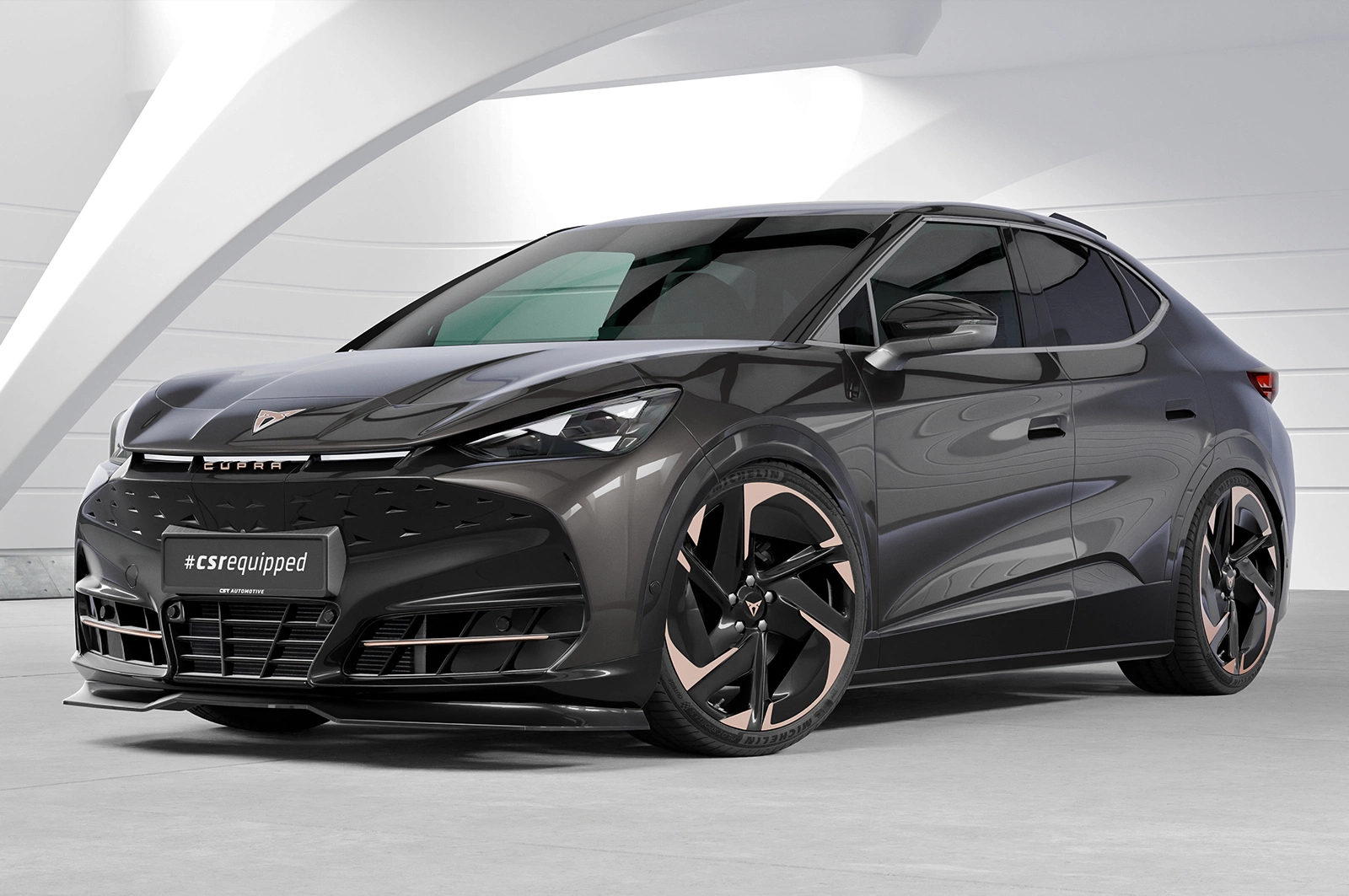 Voorspoiler Cupra Tavascan Glans Zwart – 2023–