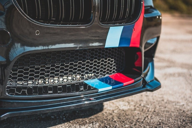 Voorspoiler BMW M6 GRAN COUPÉ V.2 Glanzend Zwart
