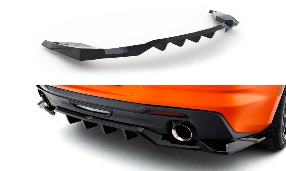 Achter Diffuser Chevrolet Camaro SS MK6 Facelift Maxton Glanzend zwart