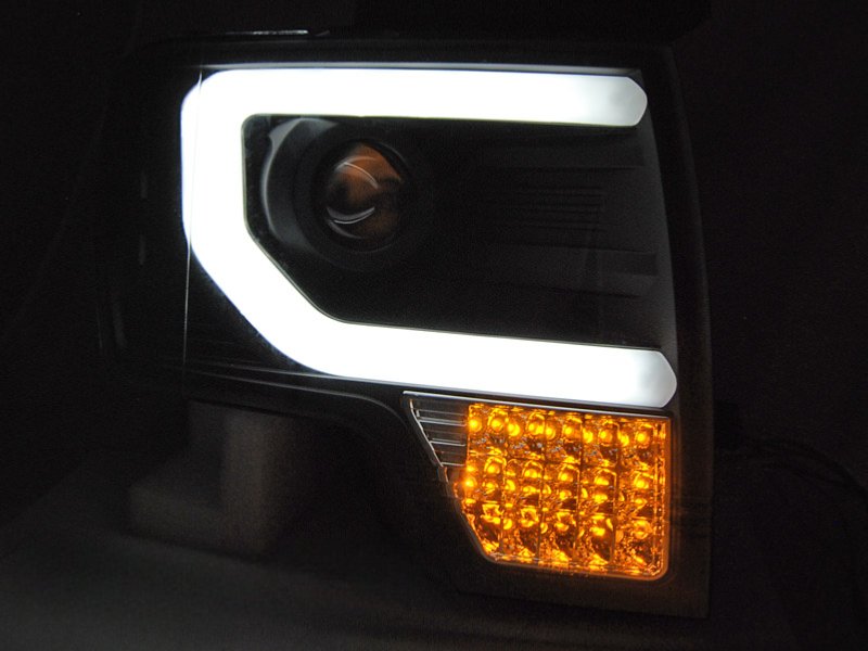 Koplampen Ford F150 MK12 08-14 DRL Look LED