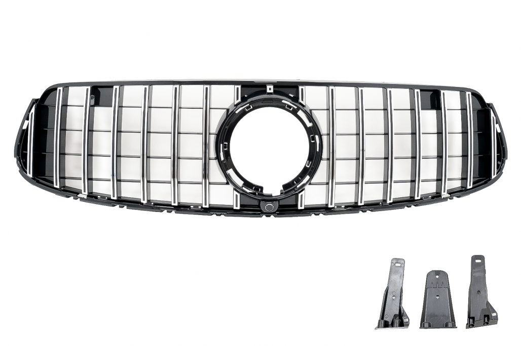 Grill Mercedes GLC X253 C253 (2019-..) GT R AMG LINE Zwart/chroom