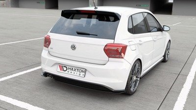 Diffuser VW Polo GTI Mk6 Glans Zwart