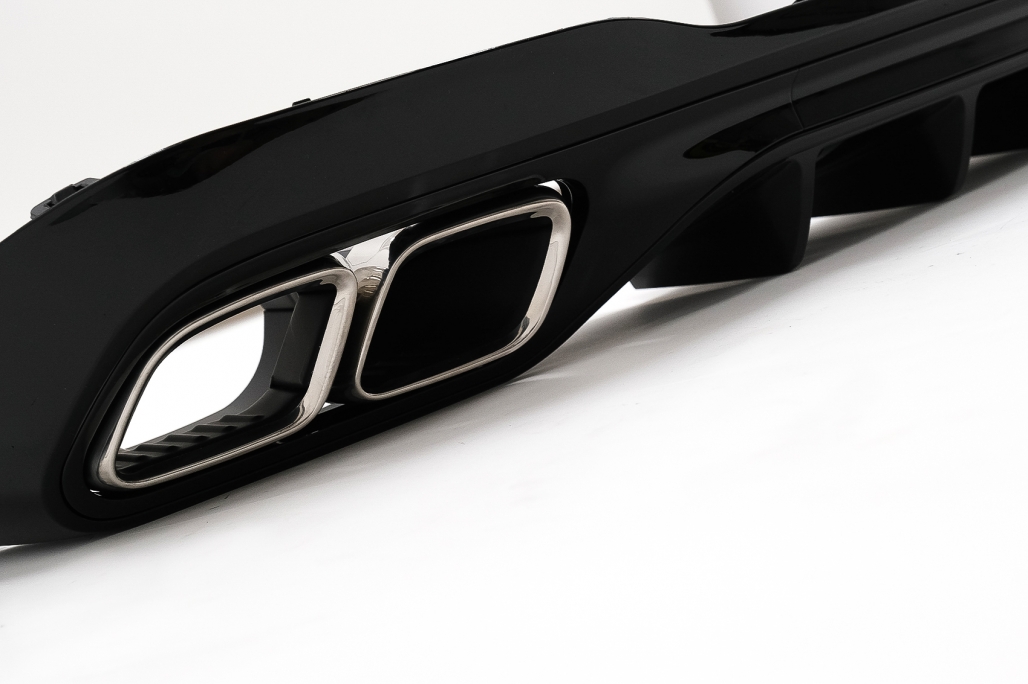 Diffuser Mercedes C Klasse W206 S206 63 AMG Look Chroom