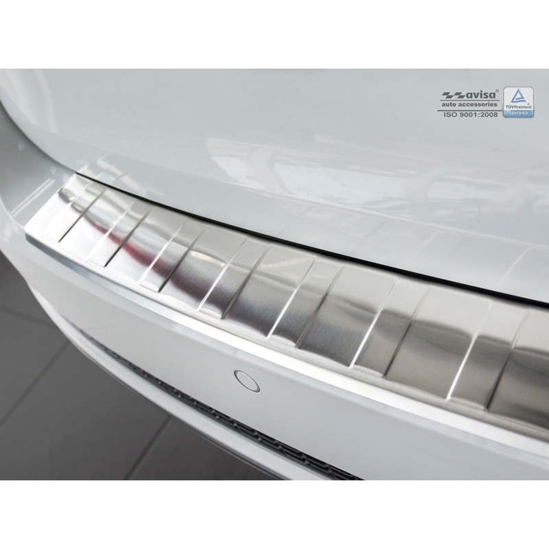 RVS Achterbumperprotector  Audi A4 B9 Avant 2015-2019 & Facelift 2019- 'Ribs' (incl. S4 Avant)