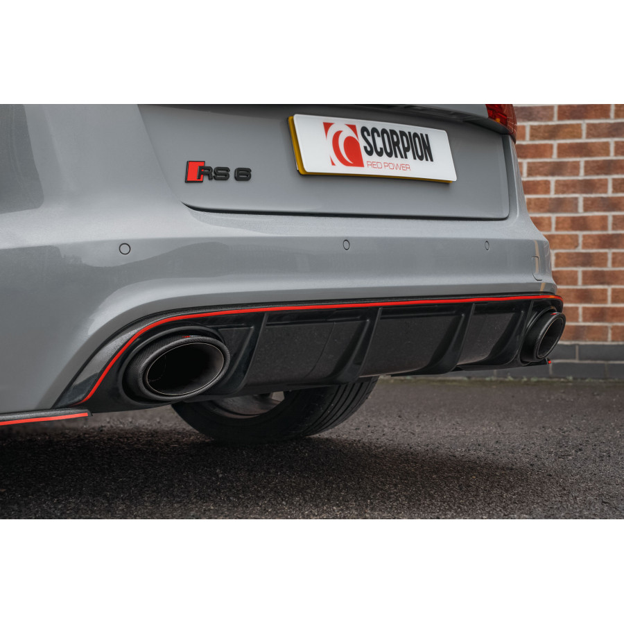 Audi RS6 C7 4.0 TFSI Biturbo Quattro Resonated half system with trims