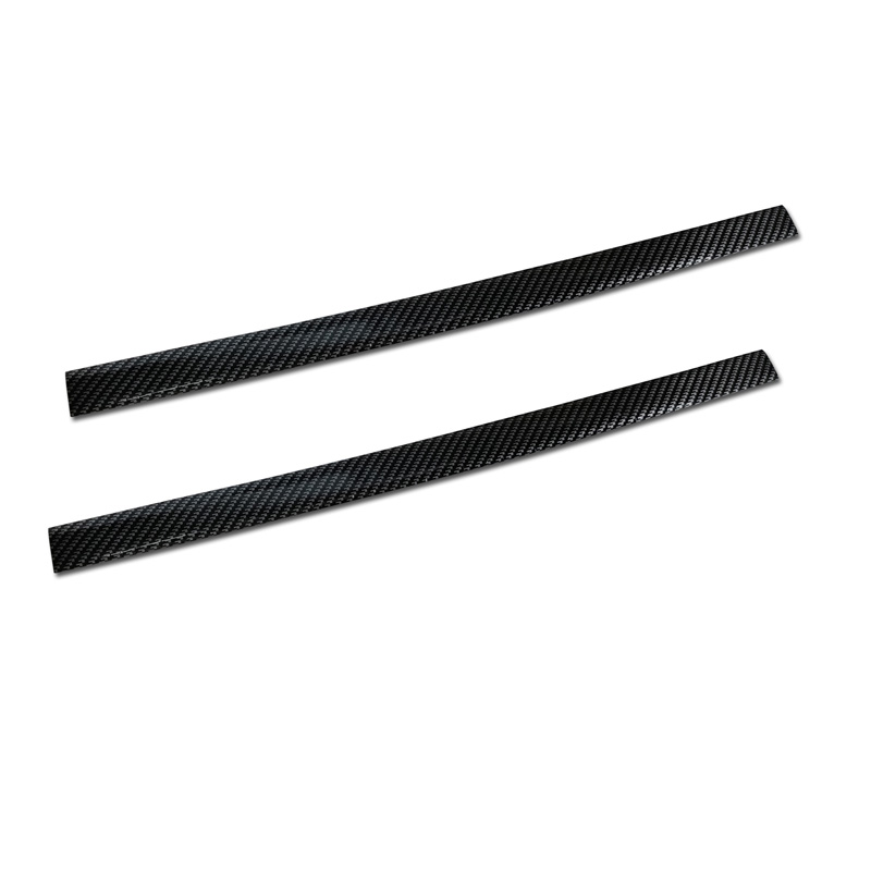 Universele Instaplijsten - Zwart carbon folie - 2-Delig - 50 x 3 cm