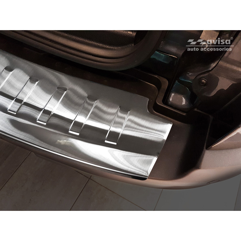 RVS Achterbumperprotector  Ford Ecosport II Facelift 2017- incl. ST-Line 'Ribs'