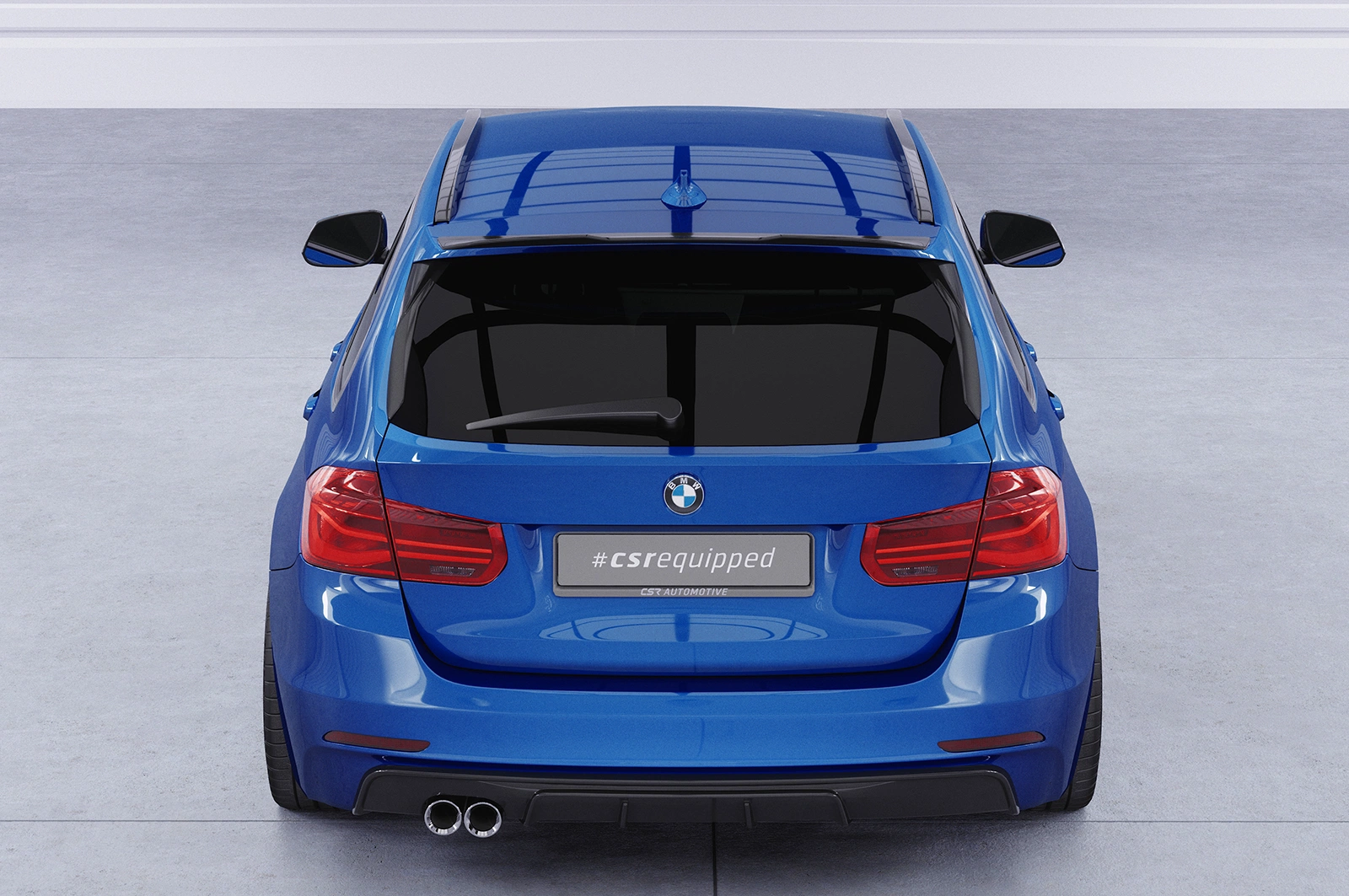 Achterspoiler BMW 3er F31 Touring glans zwart
