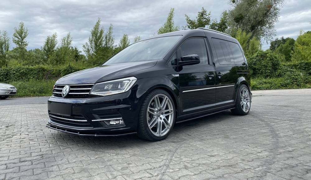 Zijskirts VW Caddy Mk.4 Maxton Glans Zwart