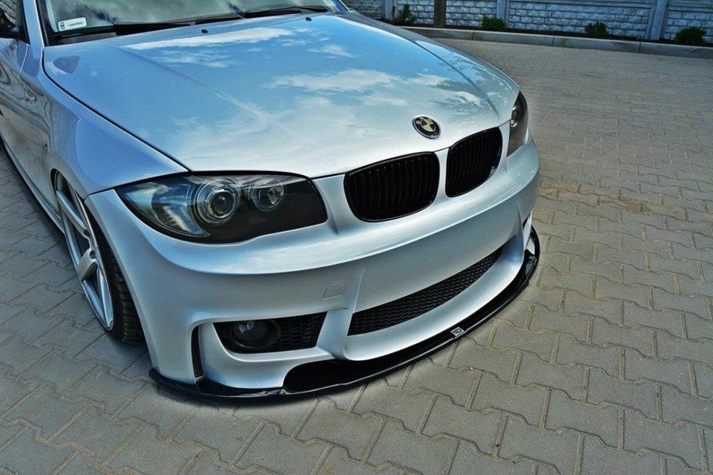 Voorspoiler BMW 1-Serie E87 2004-2008 M-Design Gloss Black