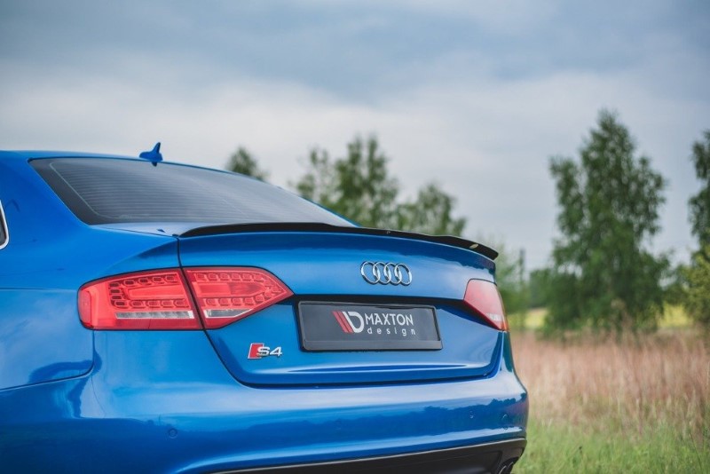 Spoilerkap Audi A4 / A4 S-Line B8 / B8 FL Sedan Glanzend Zwart Maxton