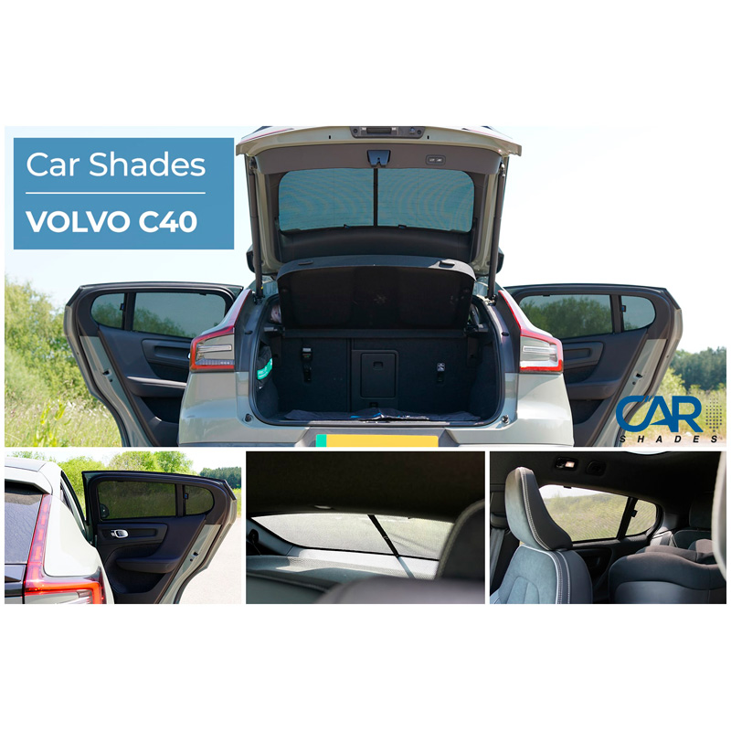 Set Car Shades  Volvo C40 2021- (6-delig)