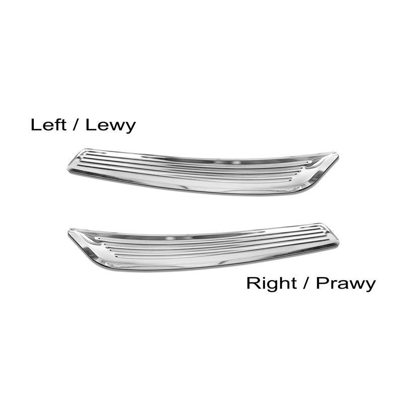RVS Instaplijsten  Mercedes C-Klasse W205 2014-2019 & FL 2019-2021 & W206 2021- 2-delig (achterdeuren)