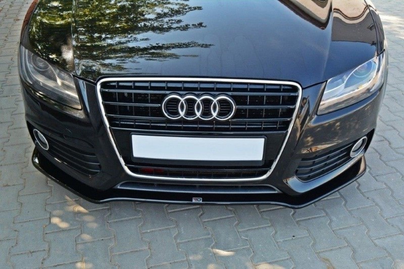 Voorspoiler Audi S5 / AS-Line 8T Glanzend Zwart