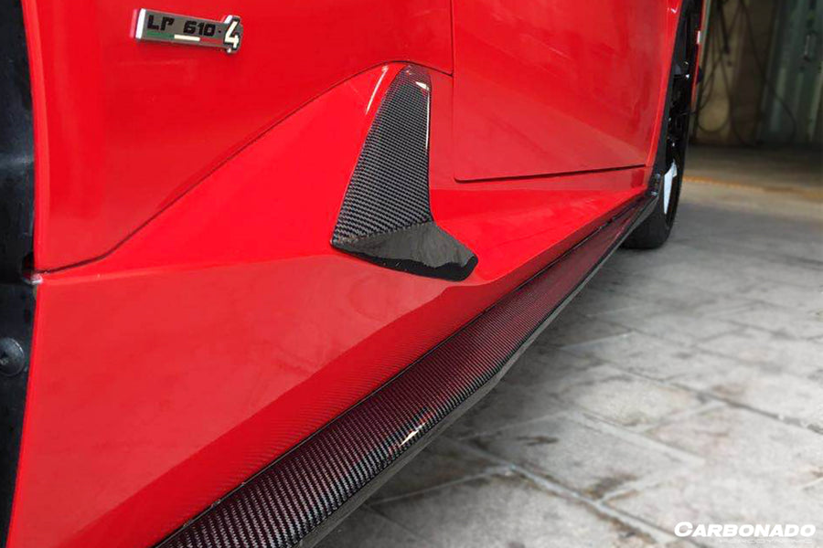 Lamborghini Huracan LP610/LP580 RZS Style Carbon Fiber Zijskirts 2015-2020