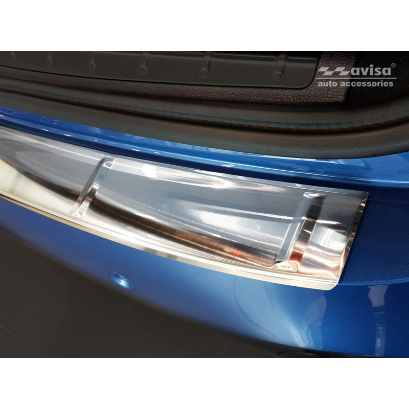RVS Achterbumperprotector  BMW X1 (F48) M-Pakket 2015-2022 'Ribs'