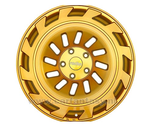 RADI8 T12 8.5x19 5x112 45 Brushed Gold 66,6 Velgen
