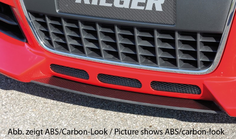 Spoilerzwaard voor Spoilerlip met/zonder 3 extra air-intakes Aud