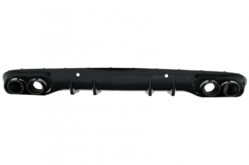 Diffusor Mercedes C205 A205 Coupe / Cabrio 15-19 C43 Design Zwart