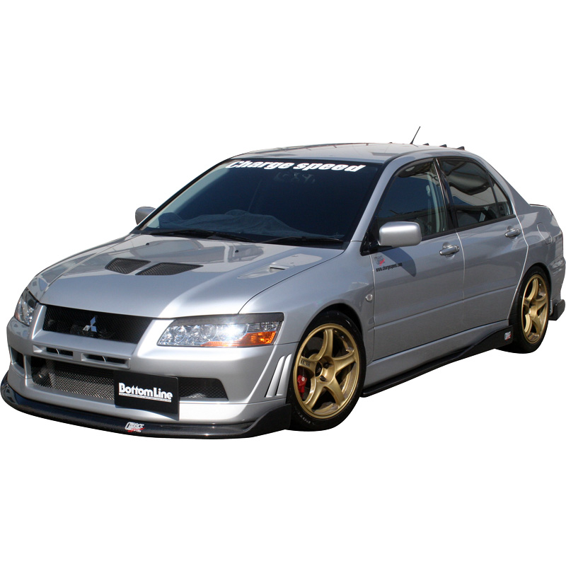 Chargespeed Voorspoiler  Mitsubishi Lancer EVO 7 CT9A BottomLine (FRP)