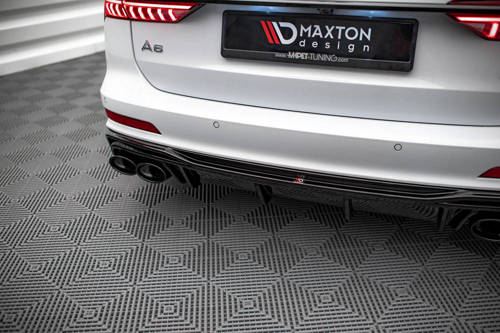 Diffuser Audi A6 C8 S-Line Maxton Glans Zwart Zwarte Sierstukken
