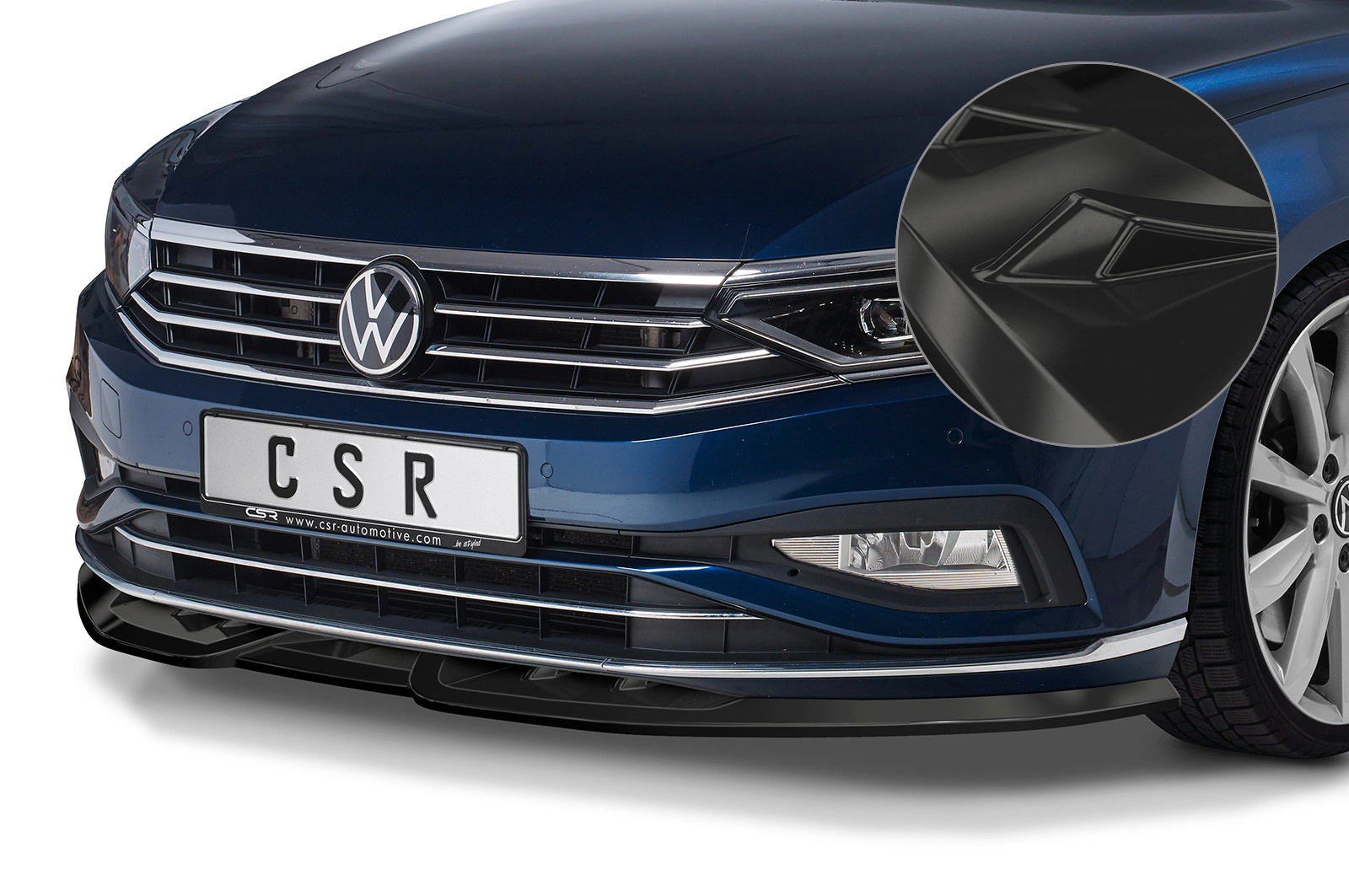 Voorspoiler VW Passat B8 (Typ 3G) Glans Zwart – 06/2019–