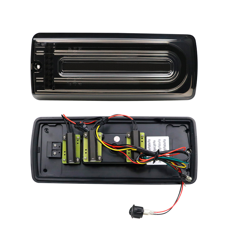 Set LED Achterlichten  Mercedes G-Klasse W463 G500/G550/G55/G63 AMG 1999-2018 - Rookgrijs - incl. Dynamic Running Light