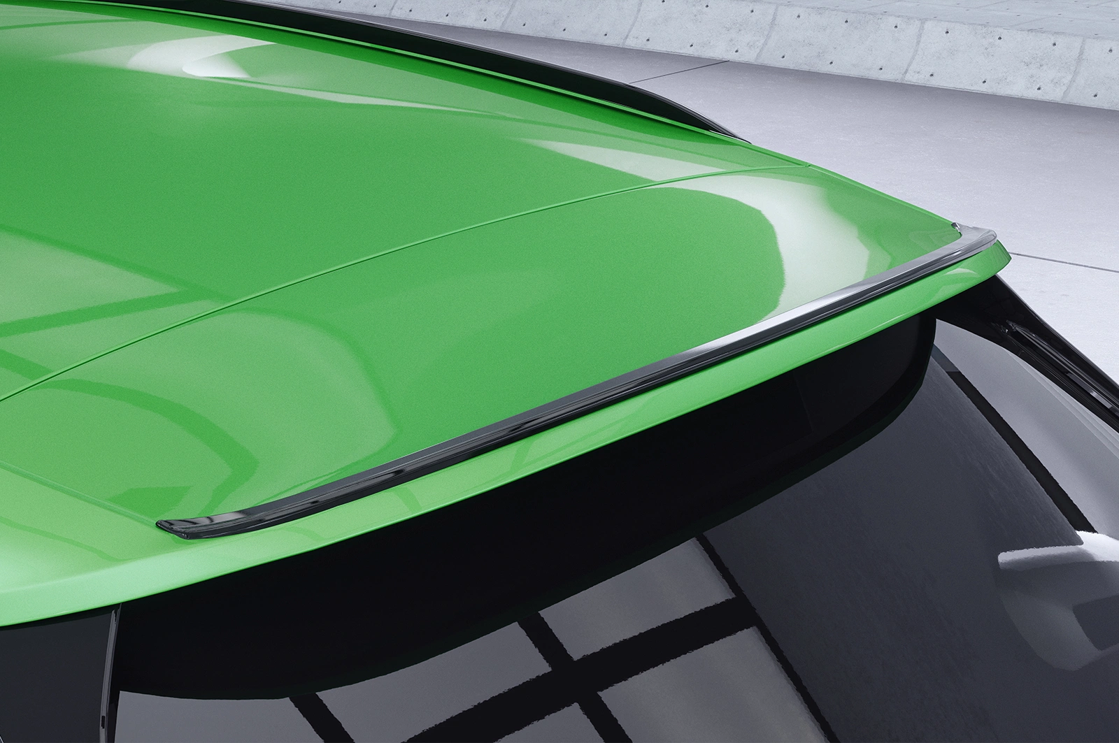 Achterspoiler Audi Q3 (Typ F3) Sportback CSR glans zwart