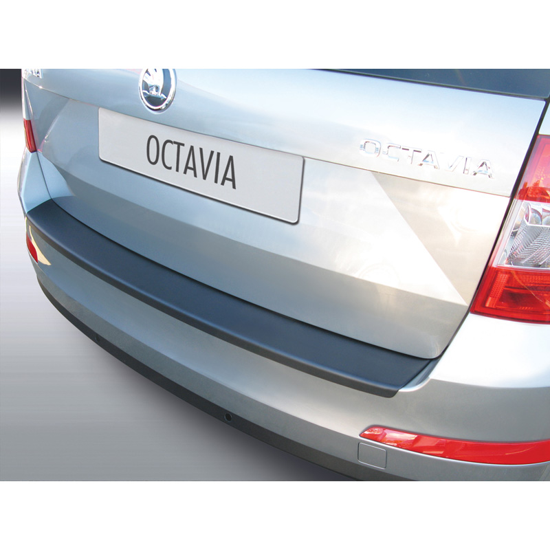 ABS Achterbumper beschermlijst  Skoda Octavia III Kombi 2013-2017 (excl. VRS) Zwart